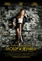 Molly&#039;s Game - Slovak Movie Poster (xs thumbnail)