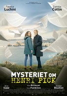 Le myst&egrave;re Henri Pick - Danish Movie Poster (xs thumbnail)