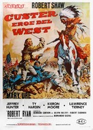 Custer of the West - Italian Movie Poster (xs thumbnail)