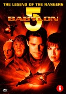 Babylon 5: The Legend of the Rangers: To Live and Die in Starlight - Dutch DVD movie cover (xs thumbnail)