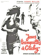 Stille dage i Clichy - French Movie Poster (xs thumbnail)