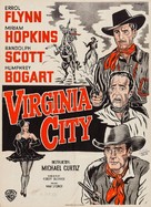 Virginia City - Danish Movie Poster (xs thumbnail)