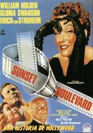 Sunset Blvd. - Spanish Movie Poster (xs thumbnail)