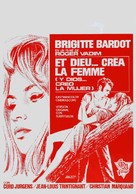 Et Dieu... cr&eacute;a la femme - Spanish Movie Poster (xs thumbnail)