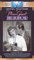 Miss Grant Takes Richmond - VHS movie cover (xs thumbnail)