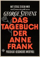 The Diary of Anne Frank - German Movie Poster (xs thumbnail)