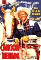 Song of Nevada - Spanish Movie Poster (xs thumbnail)
