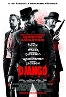 Django Unchained - Brazilian Movie Poster (xs thumbnail)