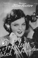 Fr&auml;ulein - Falsch verbunden - German poster (xs thumbnail)