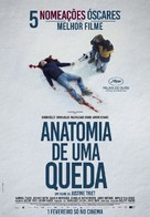 Anatomie d&#039;une chute - Portuguese Movie Poster (xs thumbnail)