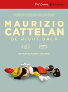 Maurizio Cattelan: Be Right Back - Italian DVD movie cover (xs thumbnail)