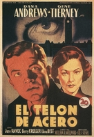 The Iron Curtain - Spanish Movie Poster (xs thumbnail)
