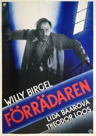 Verr&auml;ter - Swedish Movie Poster (xs thumbnail)