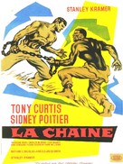 The Defiant Ones - French Movie Poster (xs thumbnail)