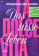 La dolce vita - German Movie Poster (xs thumbnail)