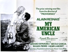 Mon oncle d&#039;Am&eacute;rique - British Movie Poster (xs thumbnail)