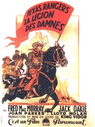 The Texas Rangers - French Movie Poster (xs thumbnail)