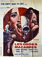 La org&iacute;a de los muertos - French Movie Poster (xs thumbnail)