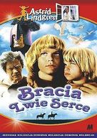 Br&ouml;derna Lejonhj&auml;rta - Polish DVD movie cover (xs thumbnail)