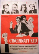 The Cincinnati Kid - Swedish Movie Poster (xs thumbnail)