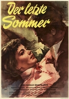 Der letzte Sommer - German Movie Poster (xs thumbnail)