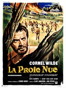 The Naked Prey - French Movie Poster (xs thumbnail)