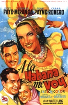 Week-End in Havana - Spanish Movie Poster (xs thumbnail)