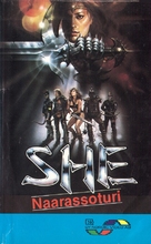 She - Finnish VHS movie cover (xs thumbnail)