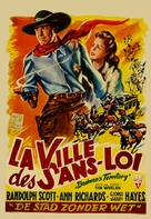 Badman&#039;s Territory - Belgian Movie Poster (xs thumbnail)