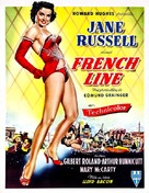 The French Line - Belgian Movie Poster (xs thumbnail)