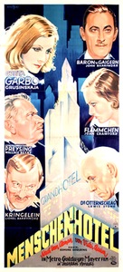 Grand Hotel - German Movie Poster (xs thumbnail)