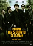 Comme les cinq doigts de la main - French DVD movie cover (xs thumbnail)