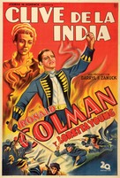 Clive of India - Argentinian Movie Poster (xs thumbnail)