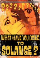 Cosa avete fatto a Solange? - DVD movie cover (xs thumbnail)