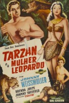 Tarzan and the Leopard Woman - Brazilian Movie Poster (xs thumbnail)