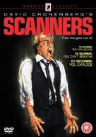 Scanners - British DVD movie cover (xs thumbnail)