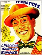 H&egrave;ro&iuml;que Monsieur Boniface, L&#039; - French Movie Poster (xs thumbnail)