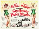 Gentlemen Prefer Blondes - British Movie Poster (xs thumbnail)