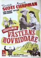 Coroner Creek - Swedish Movie Poster (xs thumbnail)