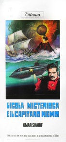 Isla misteriosa y el capit&aacute;n Nemo, La - Italian Movie Poster (xs thumbnail)