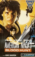 American Ninja 3: Blood Hunt - Turkish VHS movie cover (xs thumbnail)