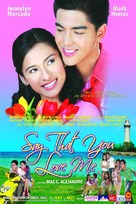 Say That You Love Me - Philippine Movie Poster (xs thumbnail)