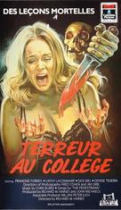 Splatter University - French VHS movie cover (xs thumbnail)