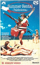 Summer Rental - Finnish VHS movie cover (xs thumbnail)