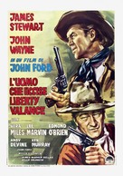 The Man Who Shot Liberty Valance - Italian Movie Poster (xs thumbnail)