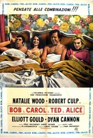 Bob &amp; Carol &amp; Ted &amp; Alice - Italian Movie Poster (xs thumbnail)