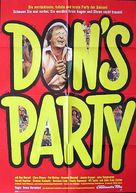 Don&#039;s Party - German Movie Poster (xs thumbnail)