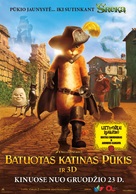 Puss in Boots - Lithuanian Movie Poster (xs thumbnail)