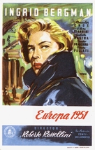 Europa &#039;51 - Spanish Movie Poster (xs thumbnail)