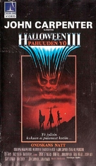 Halloween III: Season of the Witch - Finnish VHS movie cover (xs thumbnail)